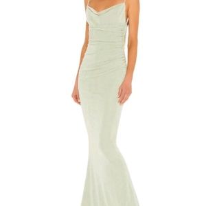 Katie May Surreal Gown in Sage Mint Green